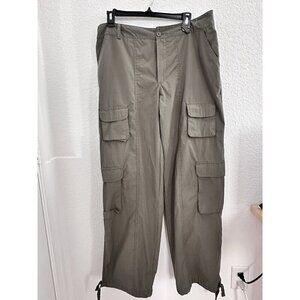 Orange Kiss Women's Cargo Army Green Tactical Trouser Pants‎ Size Large Cotton
